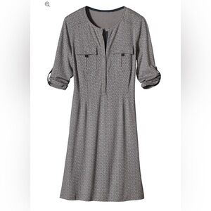 Patagonia Kamala Henley Dress Shirtdress M Organic Cotton Outdoor Sustainable